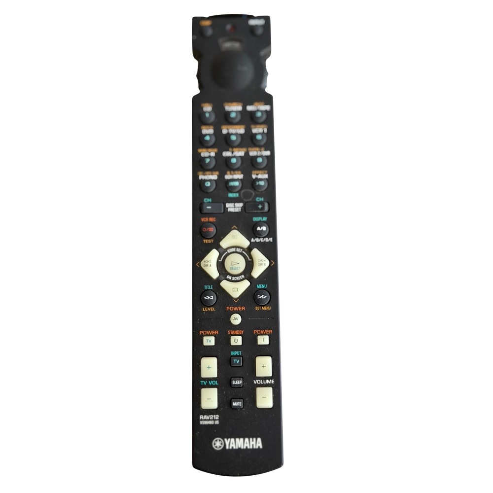 Yamaha‎ RAV212 V596460 US AV Receiver Remote Control Black